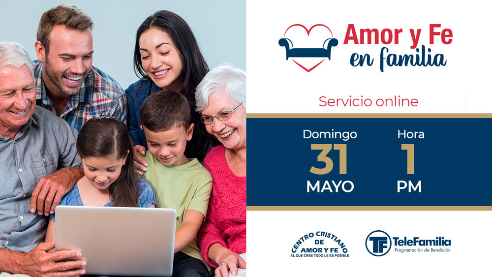 Servicio Online Domingo 31 de Mayo 1 PM